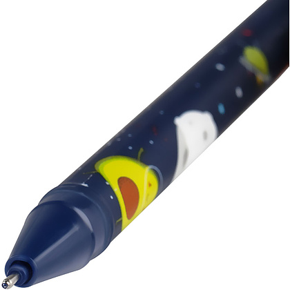 Ручка гелевая "Космические приключения", 0,35 мм, ассорти, стерж. синий - 2