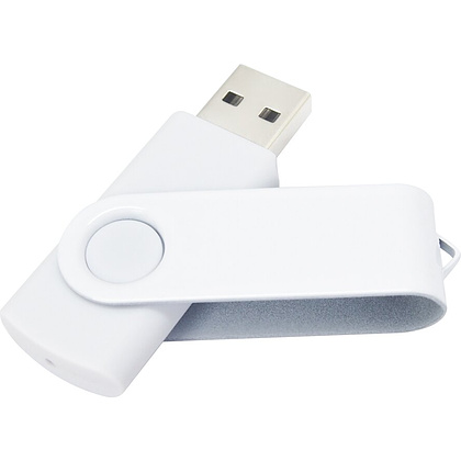 USB Flash накопитель 2.0 16 Gb VDF-008 СС, пластик, металл, белый - 2
