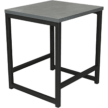 Табурет RION ALLERD, металл, ЛДСП, черный муар, Металл Бруклин