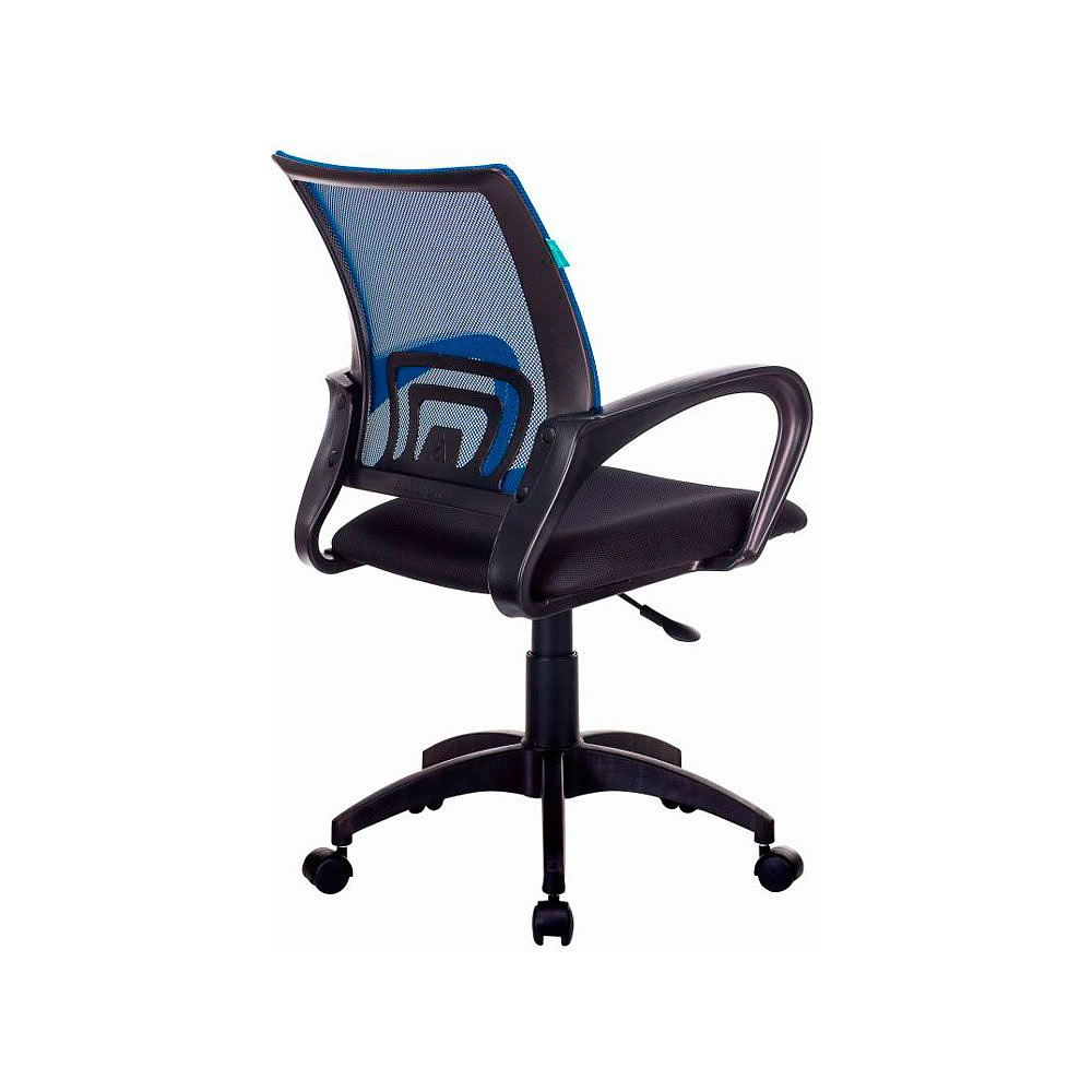 Кресло для персонала Бюрократ "CH-695NLT", ткань, пластик, синий, черный - 4