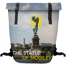 Рюкзак "The Statue of Mogilev", ролл-мини, текстиль, разноцветный