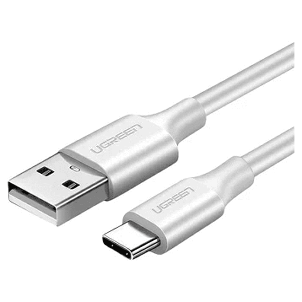 Кабель UGREEN "US287-60122", USB-A 2.0 to Type C, 1,5 м., белый