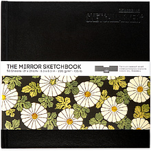 Скетчбук "SKETCHMARKER & Pushkinskiy. The mirror", 21x21 см, 220 г/м2, 50 листов, черный