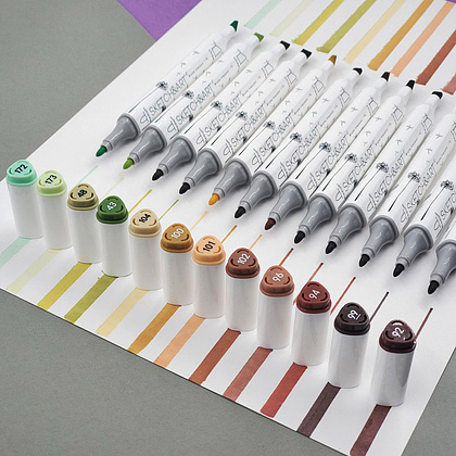 Набор двусторонних маркеров для скетчинга "Sketch&Art", 60 цветов - 7