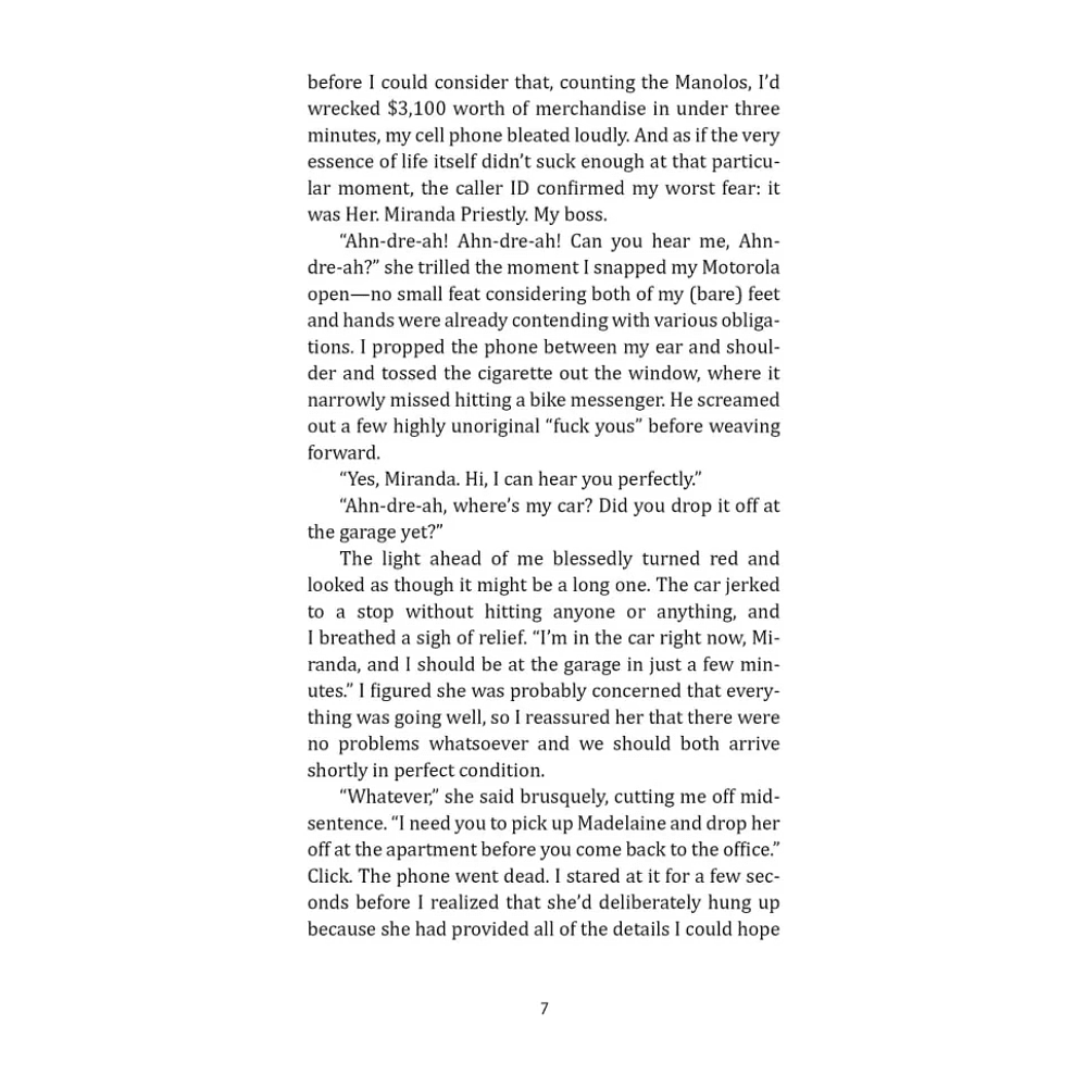 Книга на иностранном языке "Дьявол носит Prada", Лорен Вайсбергер - 6