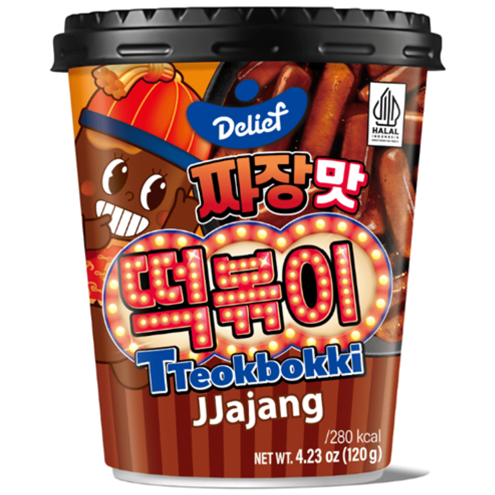 Токпокки "DELIEF. Tteokbokki Jjajang", с соусом Чачжан, 120 гр