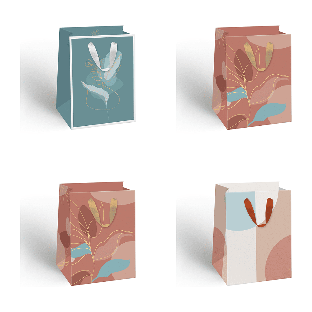 Пакет бумажный подарочный "Dune", 14х19х11 см, ассорти