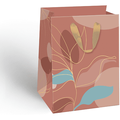 Пакет бумажный подарочный "Dune", 14х19х11 см, ассорти - 7