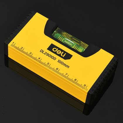 Уровень строительный Deli YS EDL290100, 100 мм, магнит - 3