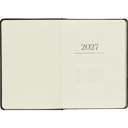 Ежедневник датированный "Британия" на 2027 год, А5, 352 страницы, черный  - 3