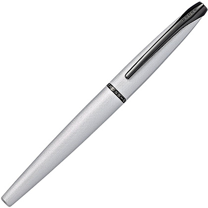 Ручка перьевая "Cross ATX Brushed Chrome Fountain Pen", M, белый, черный, патрон черный - 3