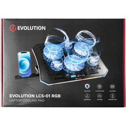 Подставка для ноутбука EVOLUTION LCS-01 RGB - 6