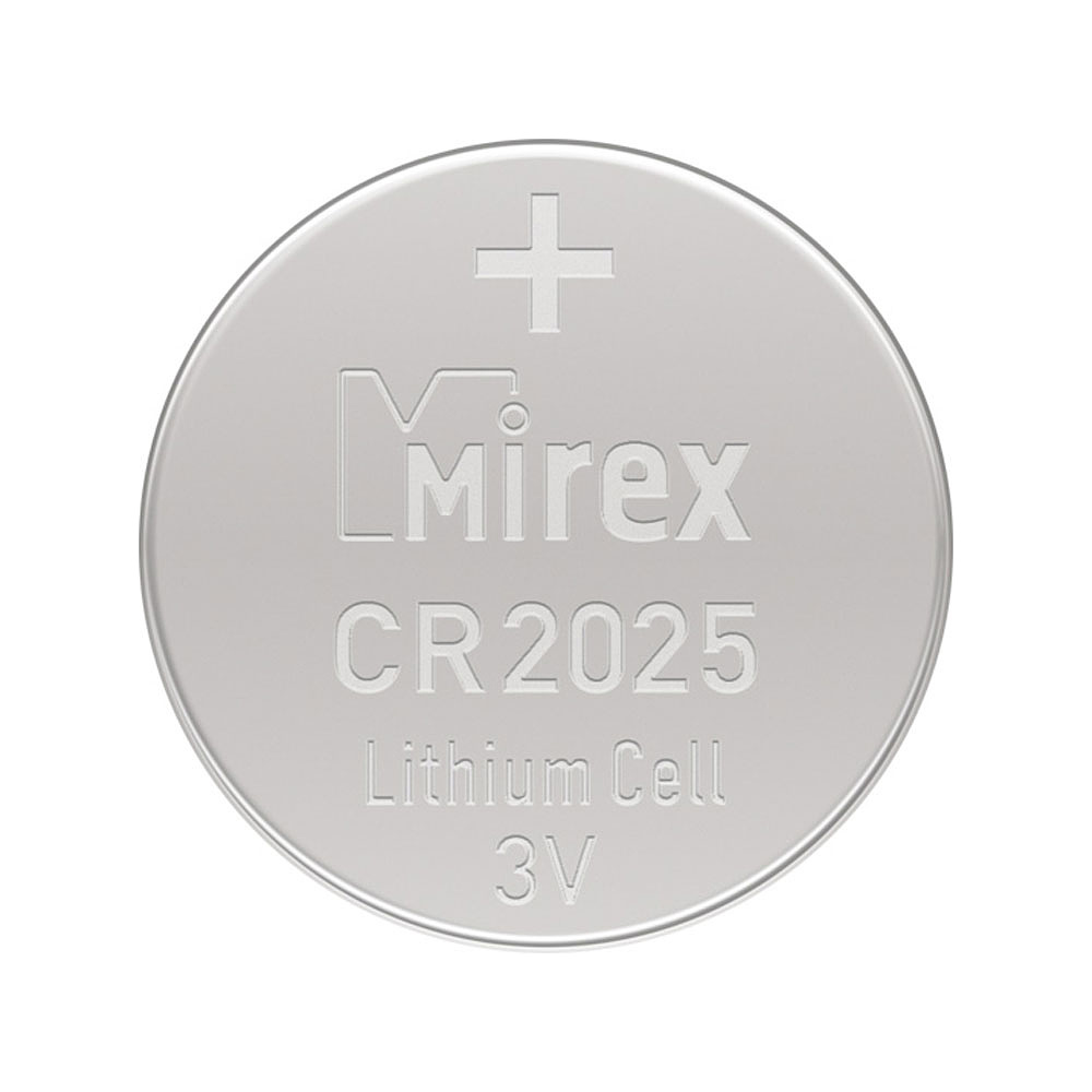 Батарейки литиевые дисковые Mirex "3 V CR2025", 4 шт - 2