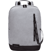 Рюкзак молодежный "Greezly" с карманом для ноутбука, черный, серый