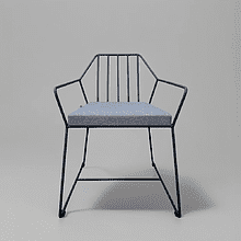 Кресло ALLERD MILORD, ткань, графит