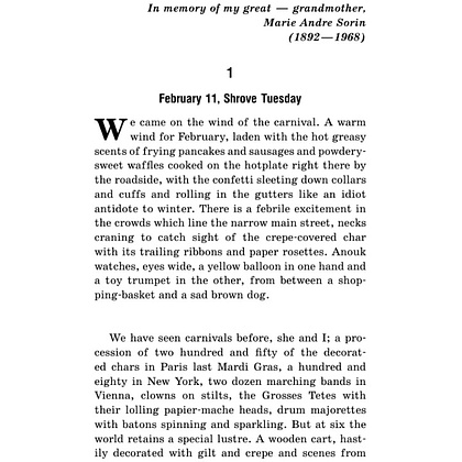 Книга "Chocolat" на английском языке, Джоанн Харрис - 3