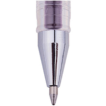 Ручка гелевая "Hi-Jell Color", 0.7 мм, прозрачный, стерж. фиолетовый