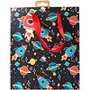Пакет бумажный подарочный "Spaceman", 26.5x14x33 см, разноцветный - 3