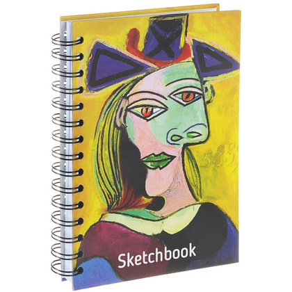 Скетчбук "Пикассо. Голова женщины в голубой шляпе", А5, 100 листов
