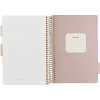 Книга записная "Carrarra", A5, 200 листов, клетка, линейка, точка, фиолетовый - 5