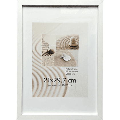 Фоторамка "1213-80303", 21х29.7 см, белый