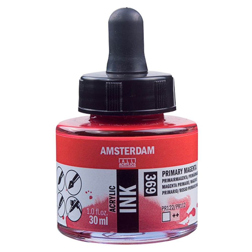 Жидкий акрил "Amsterdam", 369 пурпурный, 30 мл