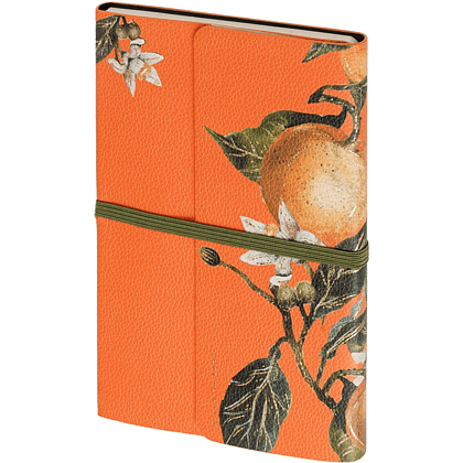 Ежедневник недатированный "Fauna. Paradise. Oranges", А5, 192 страниц, линейка, оранжевый