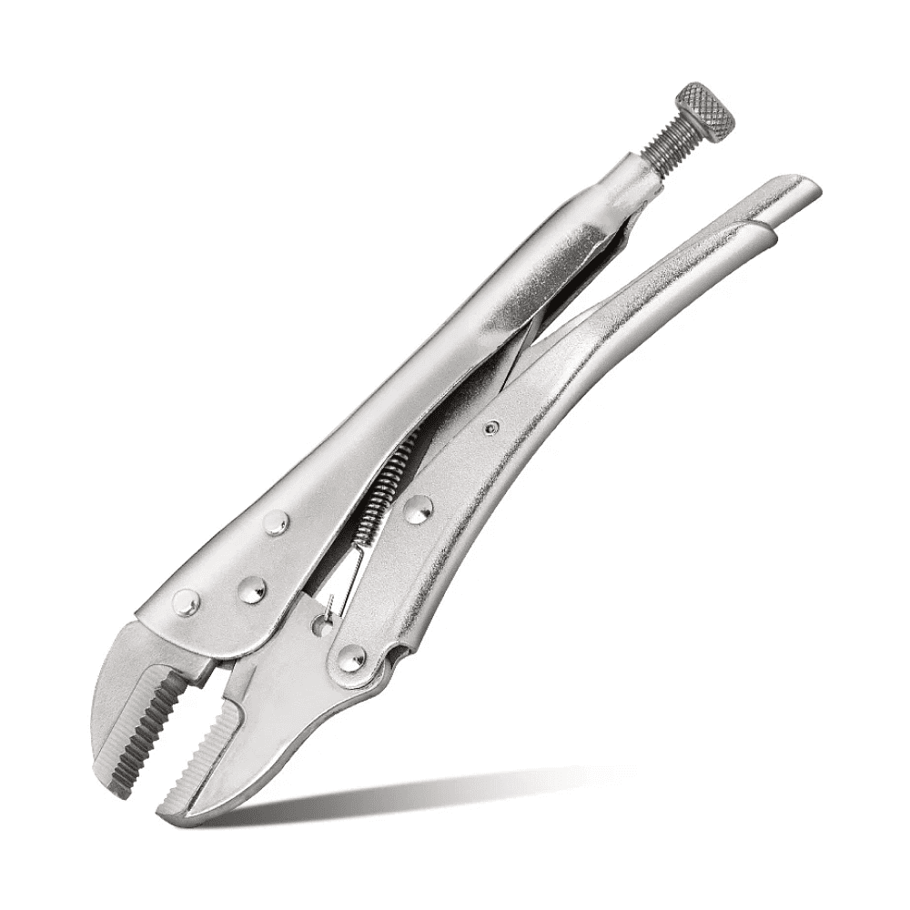 Клещи зажимные Deli YS EDL109010, 220 мм, с фиксатором