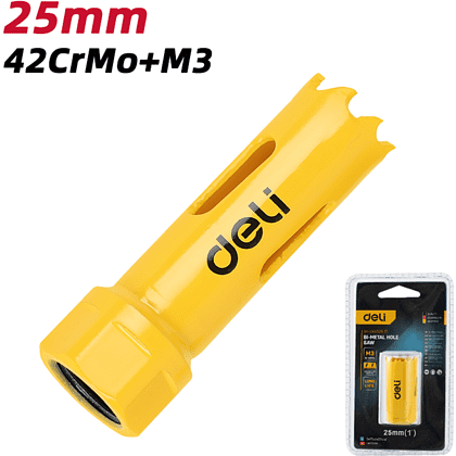 Коронка биметаллическая Deli YS EDH-SKK025-E1, 25 х 38 мм, М14 - 2 Коронка биметаллическая Deli YS EDH-SKK025-E1, 25 х 38 мм, М14 - 2