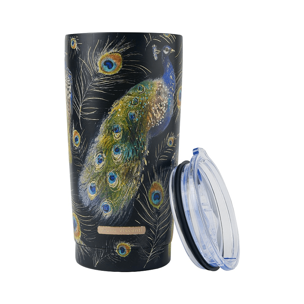 Кружка термическая "Fauna. Павлины", 600 мл, черный - 3
