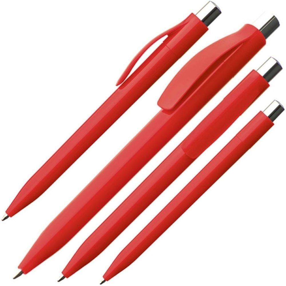 Ручка шариковая автоматическая "Kingstown", 0.5 мм, красный, стерж. синий - 2