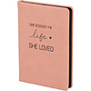 Ежедневник недатированный "FIORENZO Pastel soft touch", A5, 168 листов,  розовый, срез черный - 2