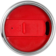 Кружка термическая "Elwood", металл, пластик, 470 мл, серебристый, красный