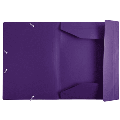 Папка на резинках "Exacompta", A4, 15 мм, полипропилен, фиолетовый - 2