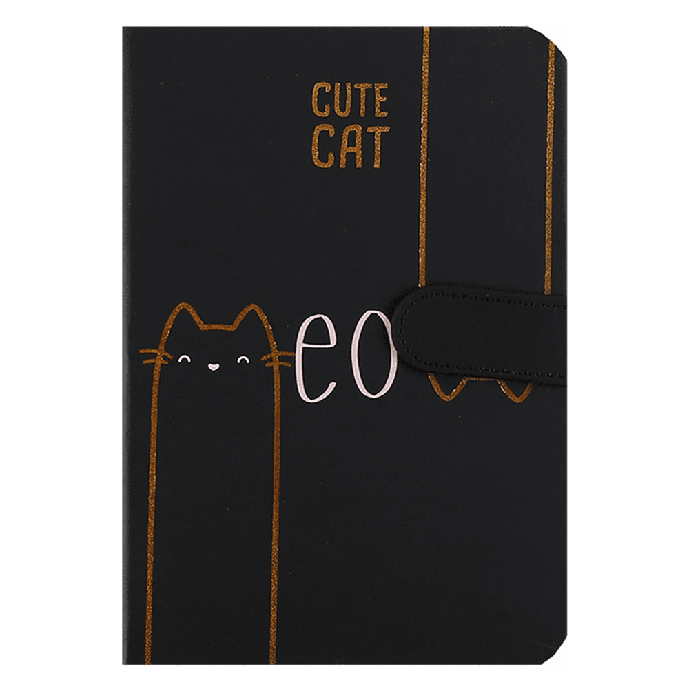 Книга записная "Meow", А5, 130х190 мм, 128 листов, линейка, на магните, ассорти - 5