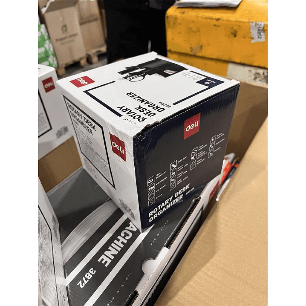 Набор настольный "Deli Maxi 38251А", 153x153x145 мм, черный, -50% - 7