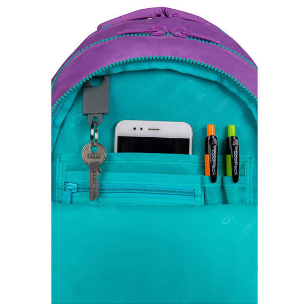 Рюкзак школьный CoolPack "Gradient blueberry", фиолетовый, голубой - 4