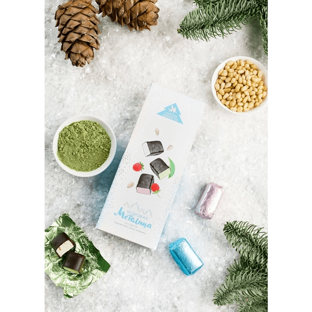 Конфеты "Кедровая метелица", ассорти, 75 г - 2