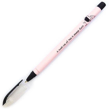 Ручка шариковая "Bunny", 0.7 мм, розовый, черный, стерж. синий