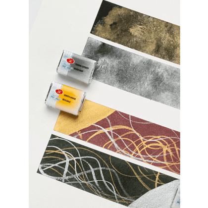 Краски акварельные "Белые ночи Русские сказки", набор 12 цветов, кюветы - 9