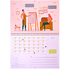 Календарь-планер настенный "Гармония души", 34x24 см, 12 листов, разноцветный - 4