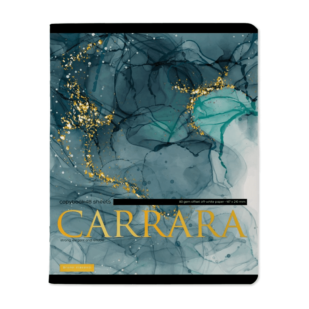 Тетрадь "Carrara", A5, 48 листов, клетка, ассорти - 7