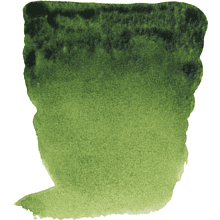 Краски акварельные "Rembrandt", 623 травяной зелёный, кювета