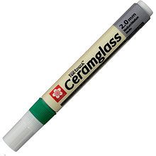 Маркер для стекла и керамики "Pen-Touch CeramGlass" Medium, 2 мм, зеленый