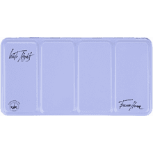 Пенал для акварели "Белые ночи" на 35 кювет, металл, светло-голубой