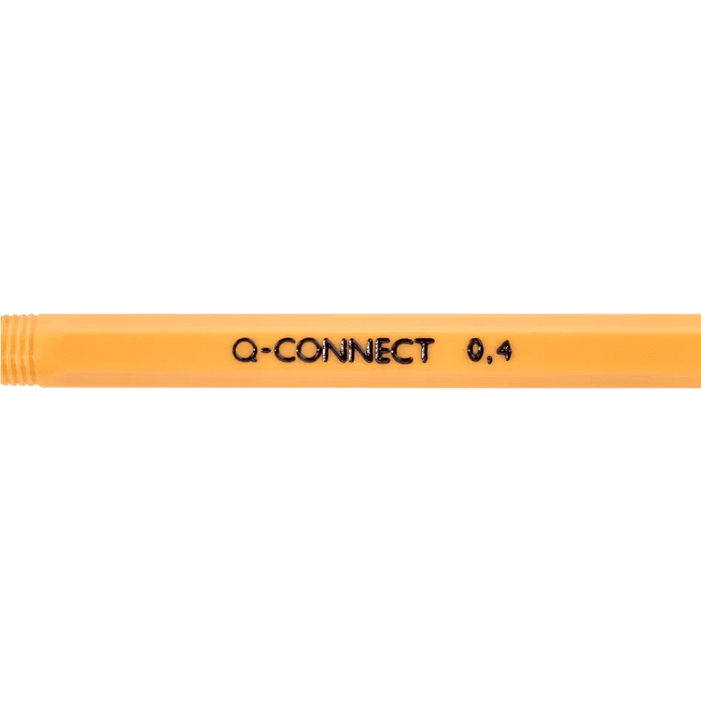 Ручка шариковая "Q-Connect", 0.4 мм, желтый, стерж. красный - 5