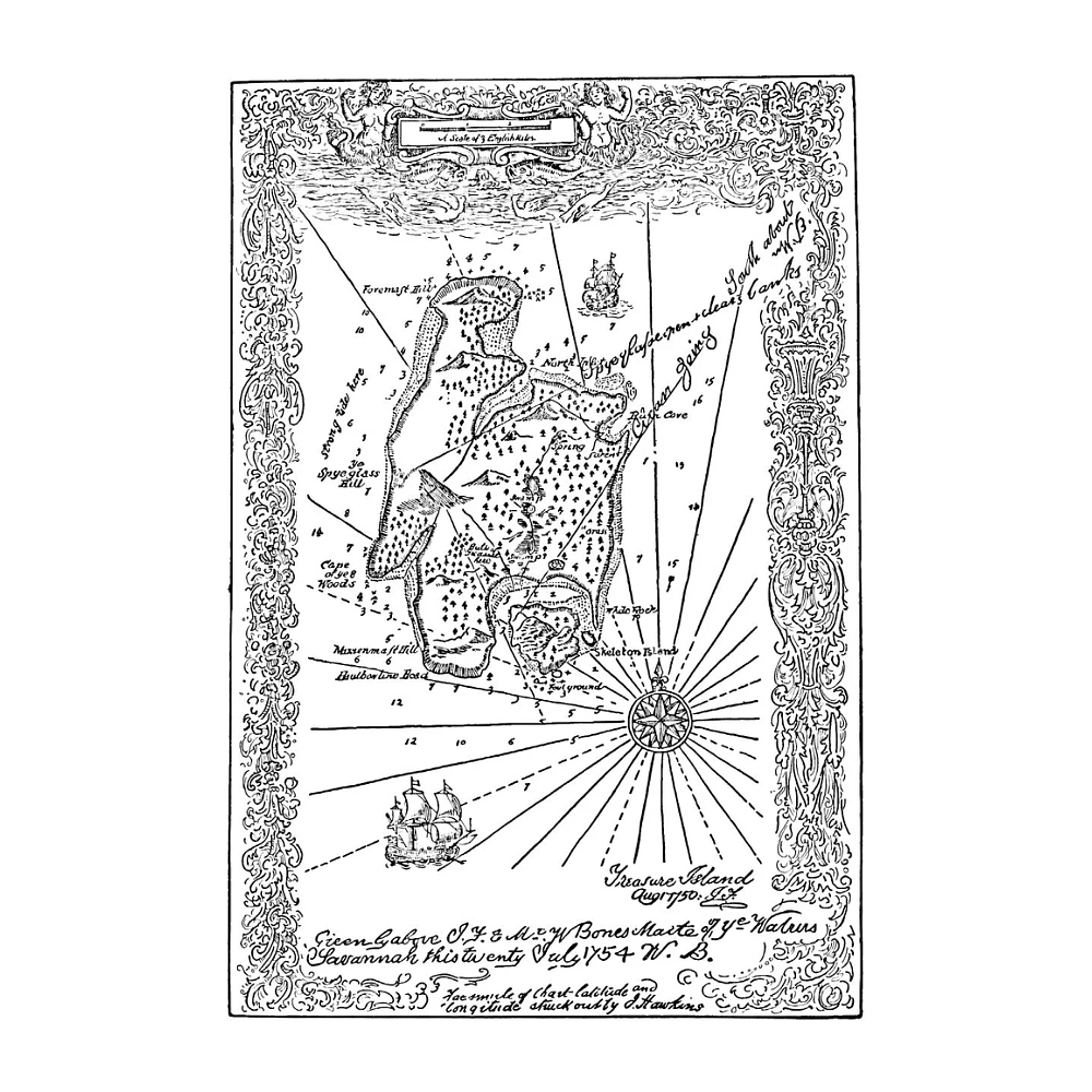 Книга на английском языке "Остров сокровищ = Treasure Island", Роберт Льюис Стивенсон - 4