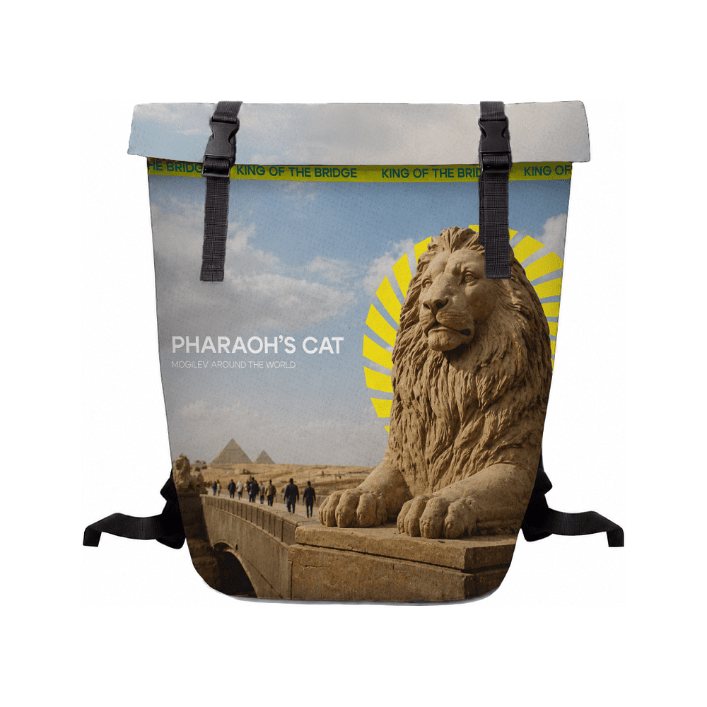 Рюкзак "Pharaoh's cat", ролл-мини, текстиль, разноцветный - 4