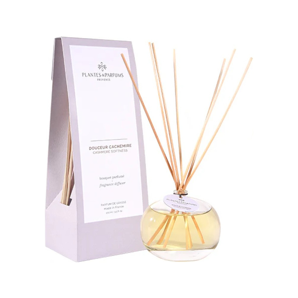 Диффузор ароматический PLANTES&PARFUMS "Cashmere Softness", 100 мл 
