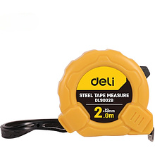 Рулетка Deli YS EDL9025B, 2 м х 13 мм, желтый, черный